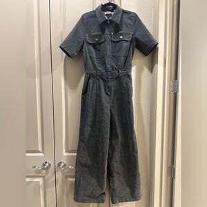 Green Wide Leg High-Waisted Jumpsuit olive